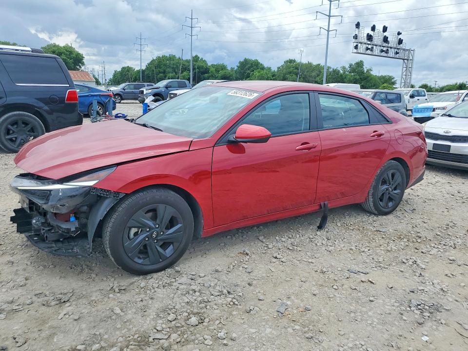 2023 Hyundai Elantra VIN KMHLM4AJ9PU062589 COPART salvage auction — FRONT END, Oh - Cert Of Title-Salvage, sold $2,250 on 2026-07-24 (photo 1)