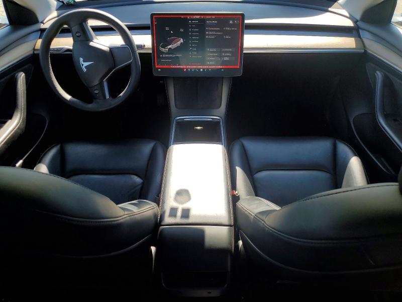 2021 Tesla Model 3 VIN 5YJ3E1EA5MF060532 COPART salvage auction — FRONT END, VA - CERT OF TITLE - SALVAGE, sold $6,700 on 2026-07-29 (photo 8)
