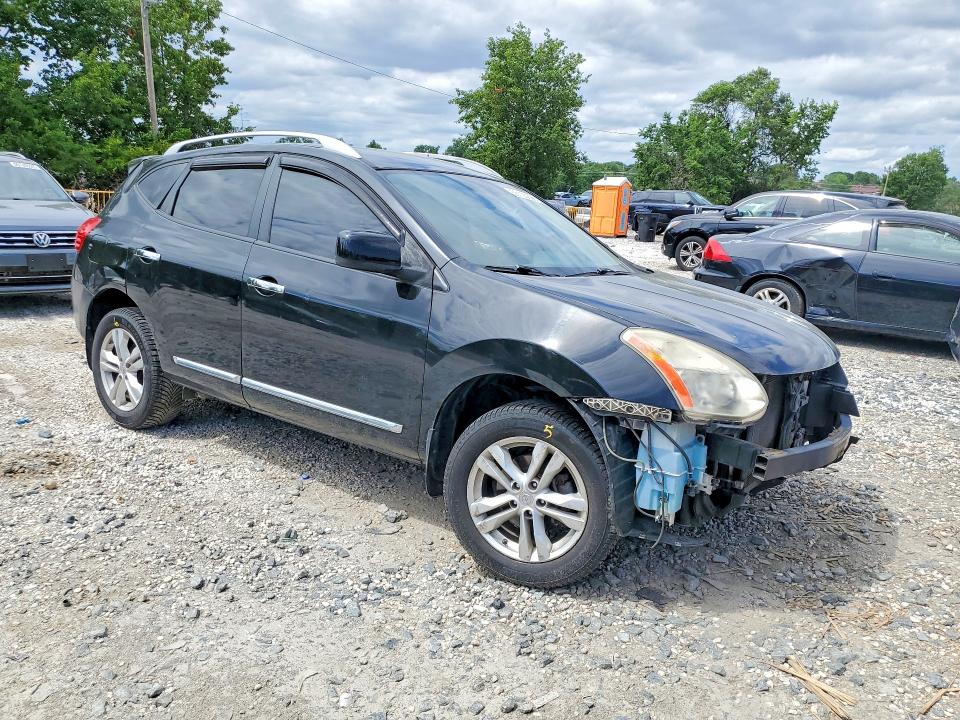 2012 Nissan Rogue VIN JN8AS5MV1CW372034 COPART salvage auction — FRONT END, Md - Cert Of Salvage > 75% Damage, sold $400 on 2026-07-02 (photo 4)
