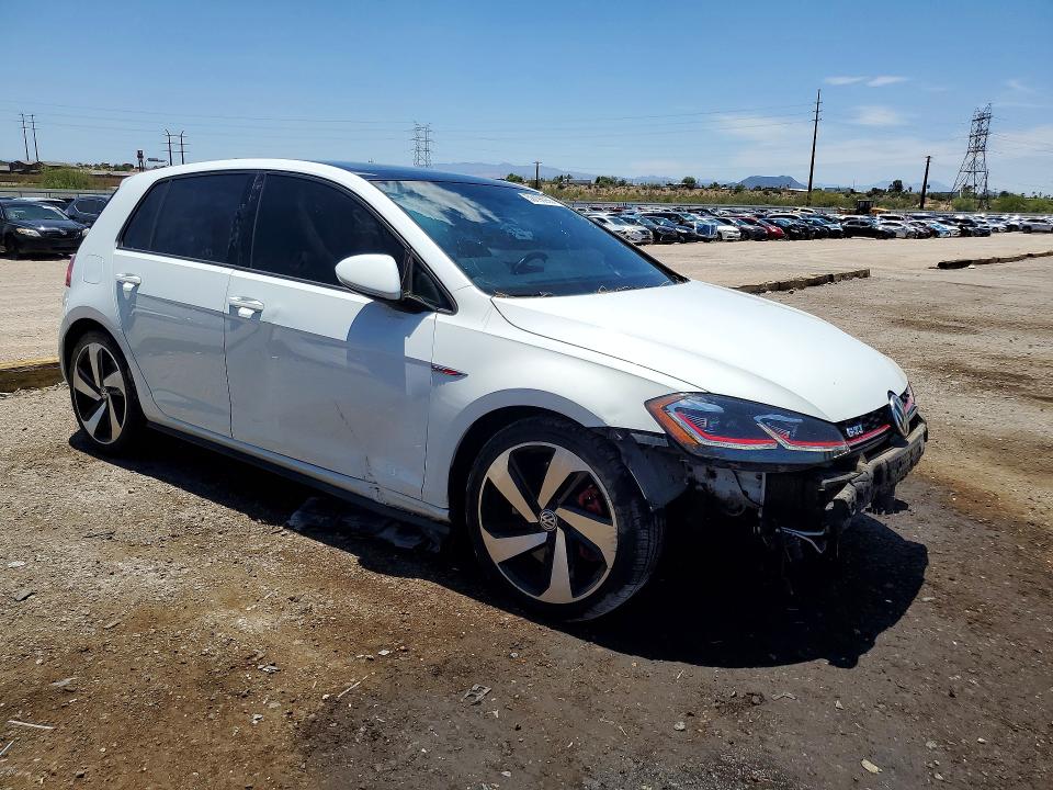 2018 Volkswagen Gti VIN 3VW547AU8JM253809 COPART salvage auction — UNDERCARRIAGE, Az - Cert Of Title - Salvage, sold $7,200 on 2026-07-10 (photo 4)