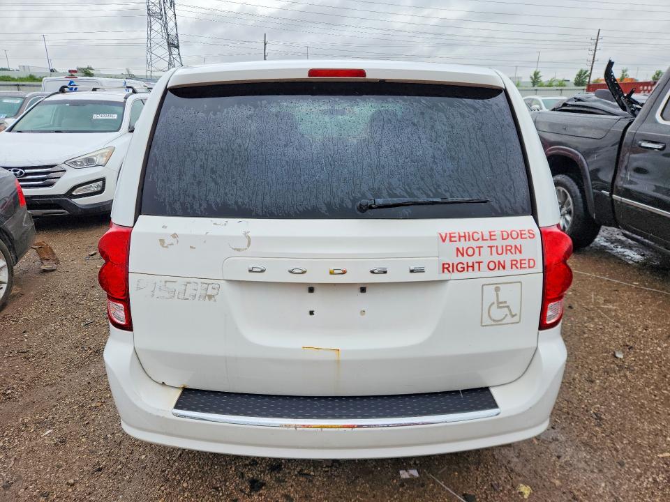 2016 Dodge Caravan VIN 2C4RDGBGXGR342215 COPART salvage auction — NORMAL WEAR, Il - Certificate Of Title, sold $1,250 on 2026-07-02 (photo 6)