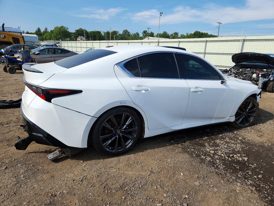 2022 Lexus Is VIN JTHGZ1E24N5023990 COPART salvage auction — FRONT END, PA - CERTIFICATE OF SALVAGE, sold $9,200 on 2026-07-28 (photo 3)