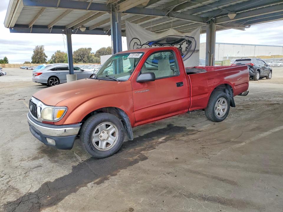 2001 Toyota Tacoma VIN 5TENL42NX1Z852869 COPART salvage auction — REAR END, Ca - Salvage Certificate, sold $3,800 on 2026-07-07 (photo 1)