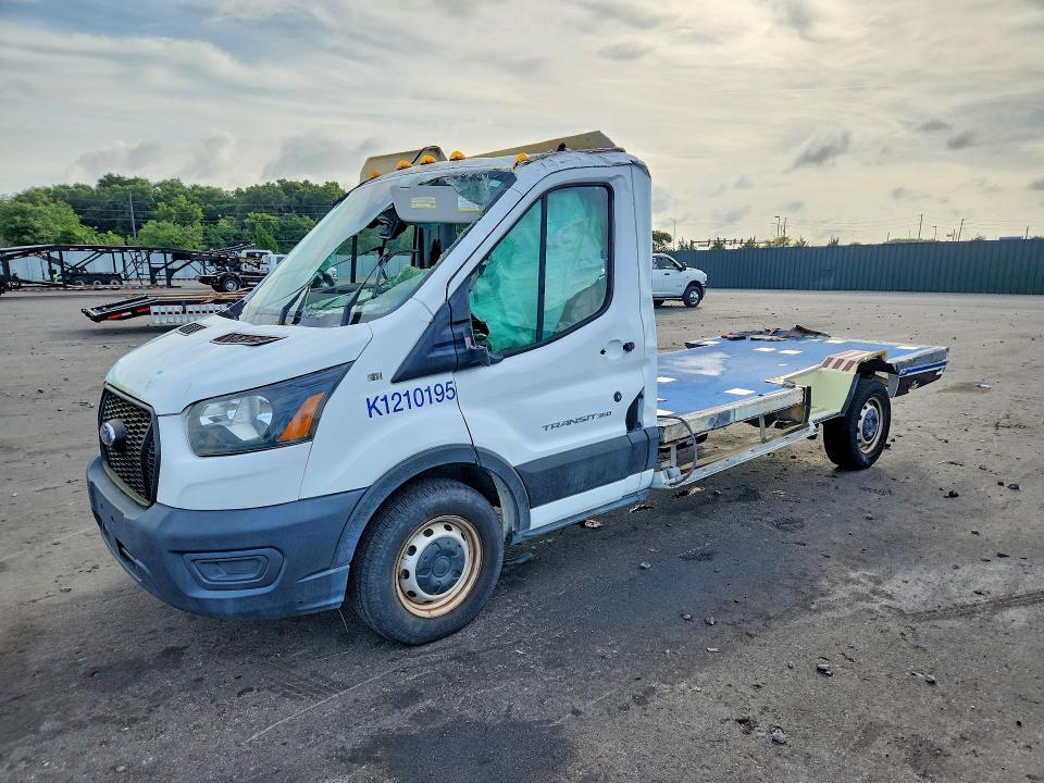 2021 Ford Transit VIN 1FDBW5Z86MKA84361 COPART salvage auction — REAR END, Fl - Certificate Of Title, sold $7,500 on 2026-07-29 (photo 1)