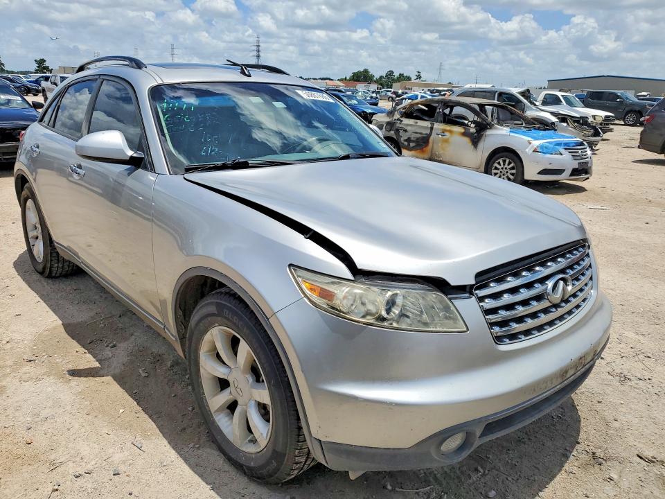 2005 Infiniti Fx VIN JNRAS08W55X212236 COPART salvage auction — FRONT END, Tx - Salvage Vehicle Title, sold $475 on 2026-07-14 (photo 4)