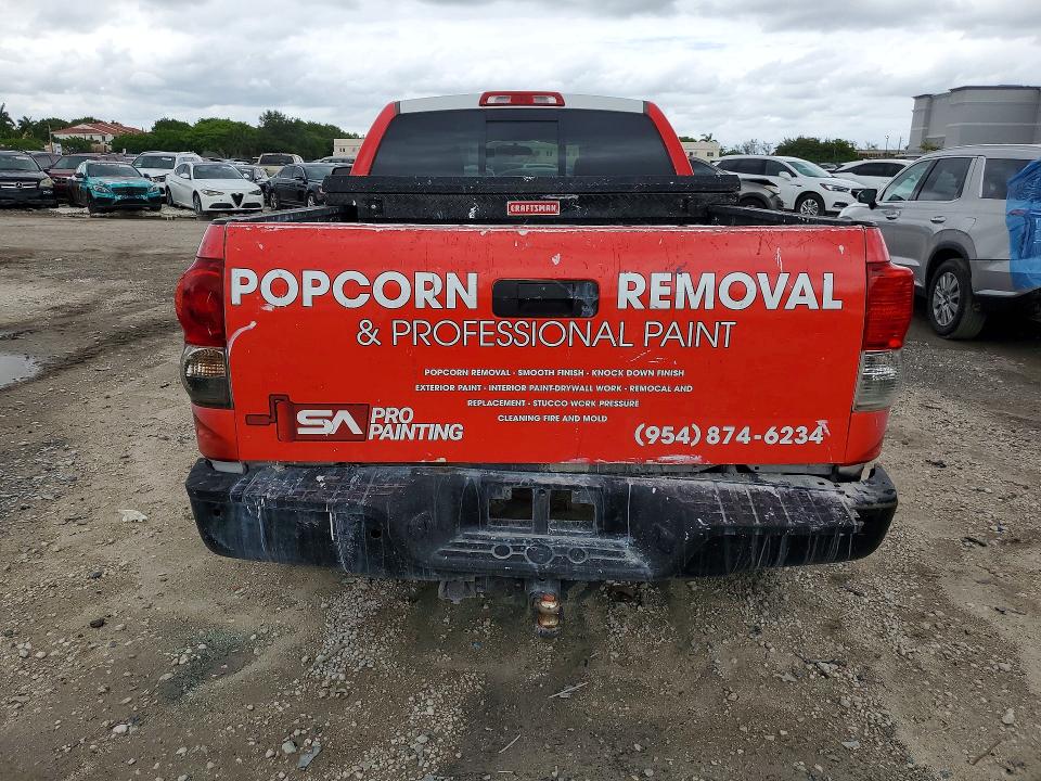 2008 Toyota Tundra VIN 5TFRV54128X043105 COPART salvage auction — MINOR DENT/SCRATCHES, Fl - Certificate Of Title, sold $4,400 on 2026-07-31 (photo 6)