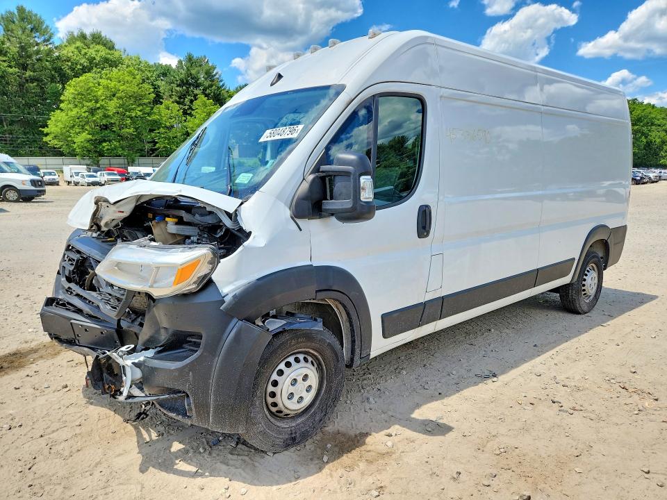 2024 Ram Promaster 2500 VIN 3C6LRVDGXRE139992 COPART salvage auction — FRONT END, Ma - Certificate Of Title, sold $4,500 on 2026-07-22 (photo 1)