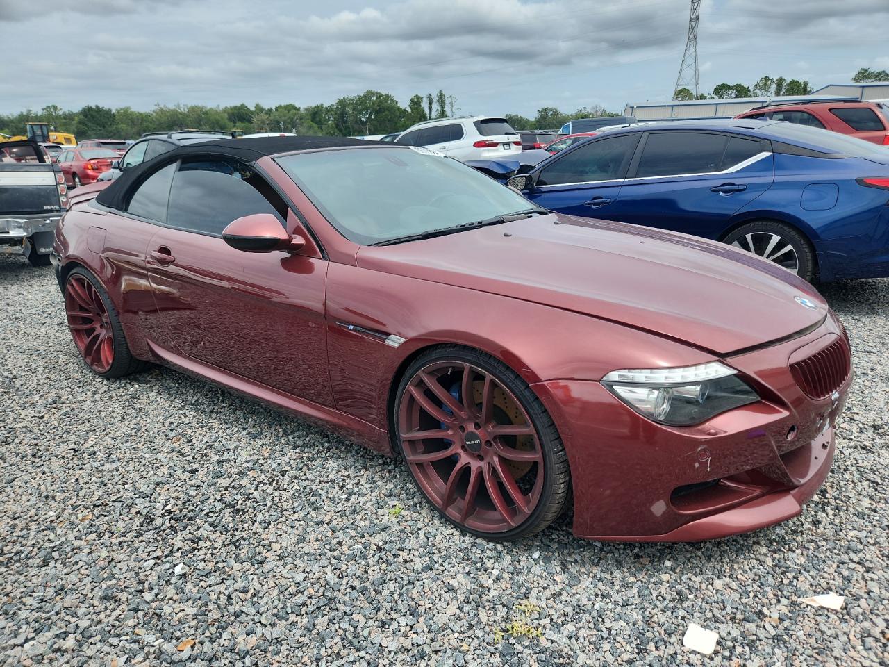 2007 BMW 650 VIN WBAEK13567CN81894 COPART salvage auction — Rear End, FL - CERTIFICATE OF TITLE, sold $3,000 on 2026-07-02 (photo 4)