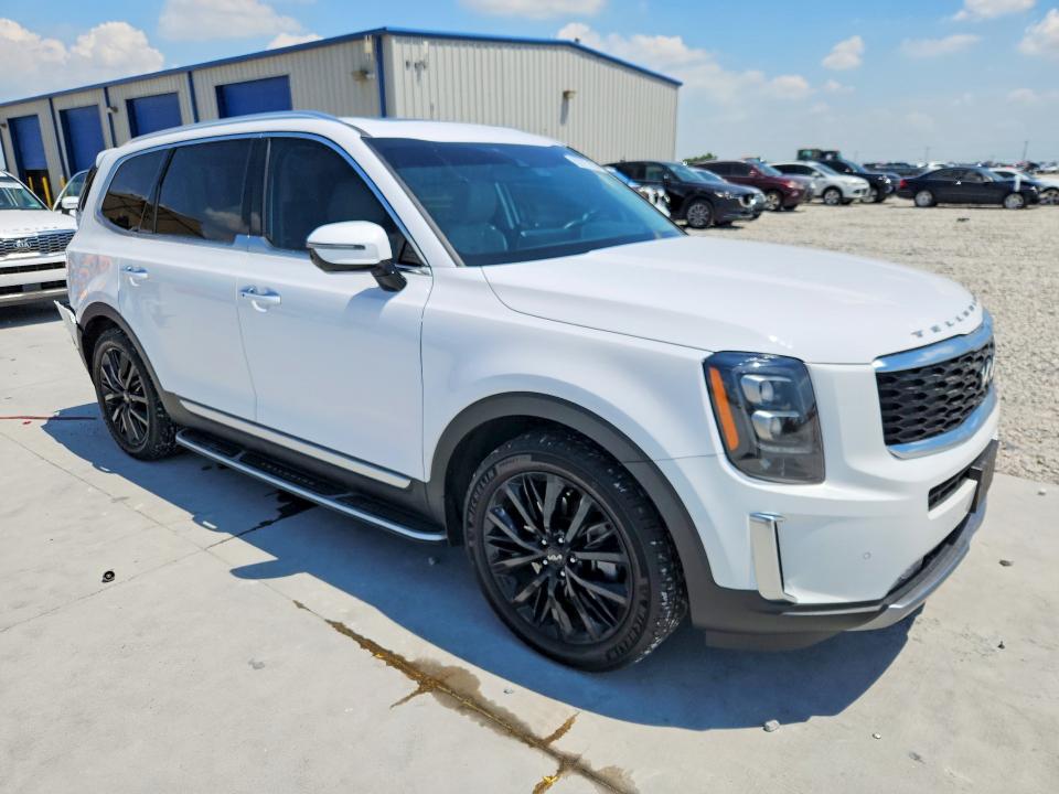 2022 Kia Telluride VIN 5XYP5DHC3NG234009 COPART salvage auction — REAR END, Tx - Certificate Of Title, sold $12,300 on 2026-07-31 (photo 4)