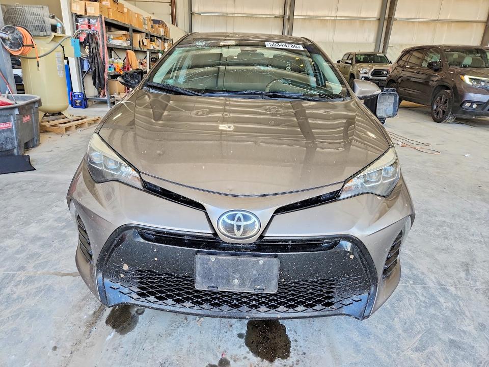 2017 Toyota Corolla VIN 5YFBURHE1HP681207 COPART salvage auction — HAIL, Ne - Cert Of Title-Salvage, sold $4,500 on 2026-07-07 (photo 5)