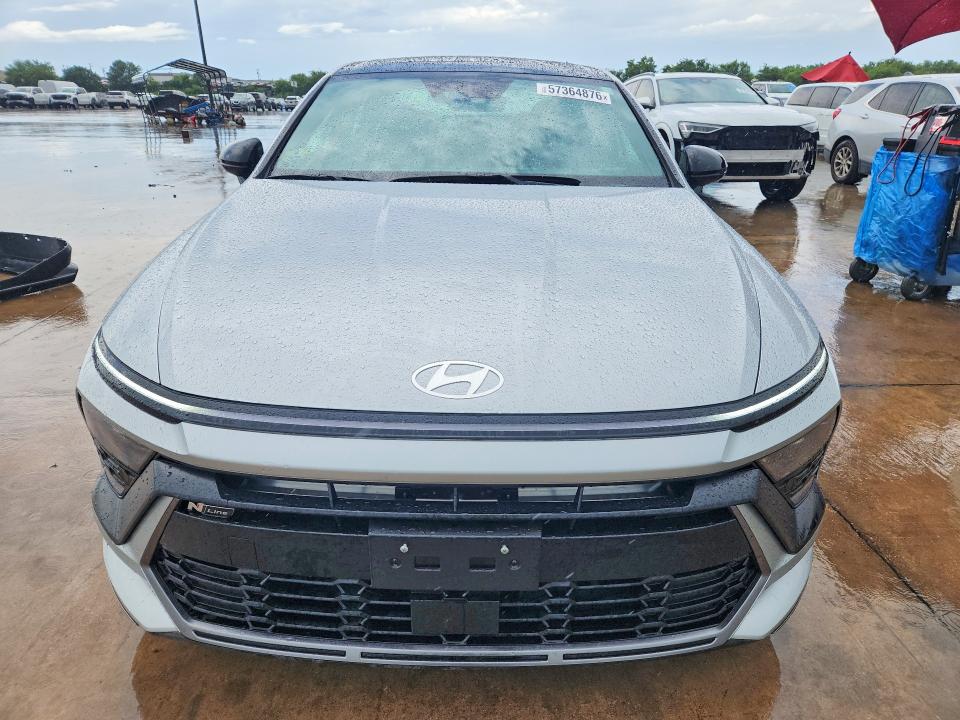 2024 Hyundai Sonata VIN KMHL54JC5RA387145 COPART salvage auction — REAR END, TX - SALVAGE VEHICLE TITLE, sold $9,100 on 2026-07-30 (photo 5)