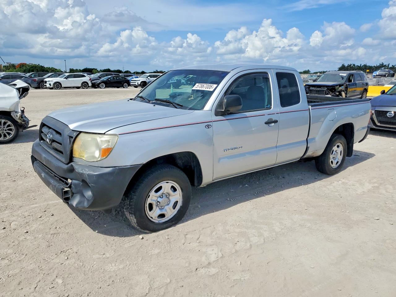 2007 Toyota Tacoma VIN 5TETX22N37Z337379 COPART salvage auction — Front End, MA - CERTIFICATE OF TITLE, sold $4,000 on 2026-07-01 (photo 1)