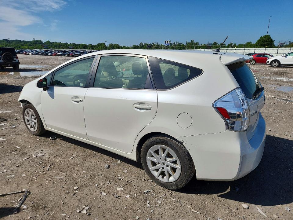 2012 Toyota Prius VIN JTDZN3EU6C3166872 COPART salvage auction — FRONT END, Il - Salvage Certificate, sold $2,000 on 2026-07-20 (photo 2)