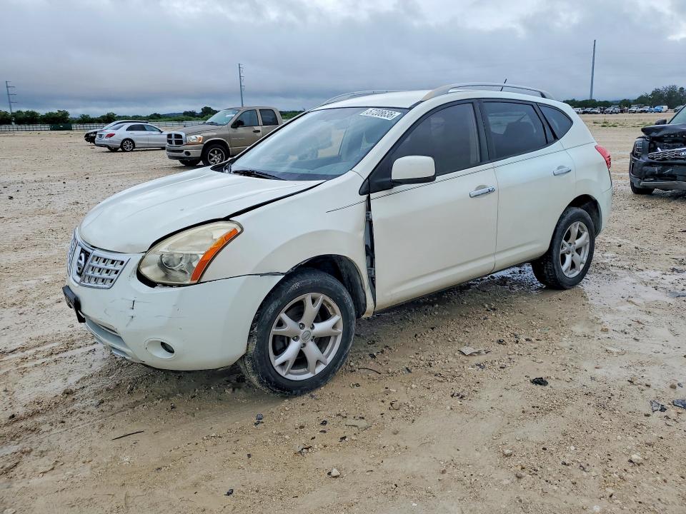 2010 Nissan Rogue VIN JN8AS5MT0AW504650 COPART salvage auction — FRONT END, TX - SALVAGE VEHICLE TITLE (P), sold $750 on 2026-07-09 (photo 1)