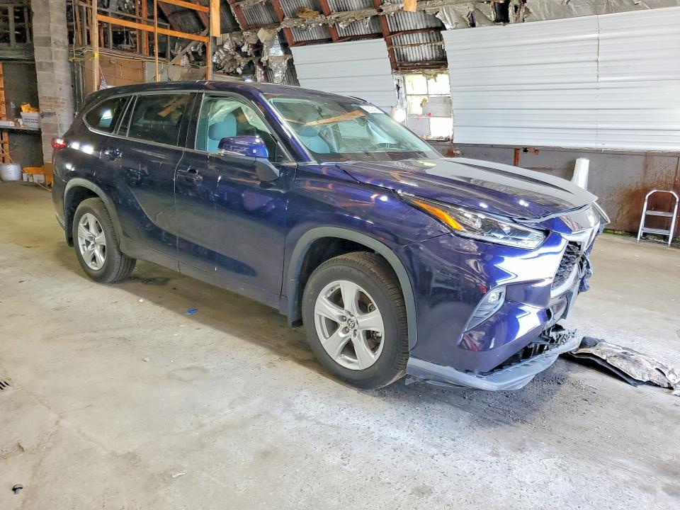 2021 Toyota VIN 5TDBZRBH1MS072799 COPART salvage auction — FRONT END, Ny - Mv-907A Salvage Certificate, sold $5,300 on 2026-07-22 (photo 4)
