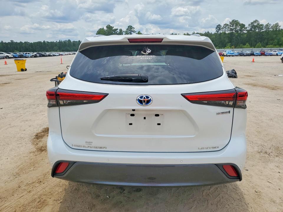2022 Toyota Highlander VIN 5TDXBRCH3NS077433 COPART salvage auction — FRONT END, Sc - Cert Of Title-Salvage, sold $21,200 on 2026-07-08 (photo 6)