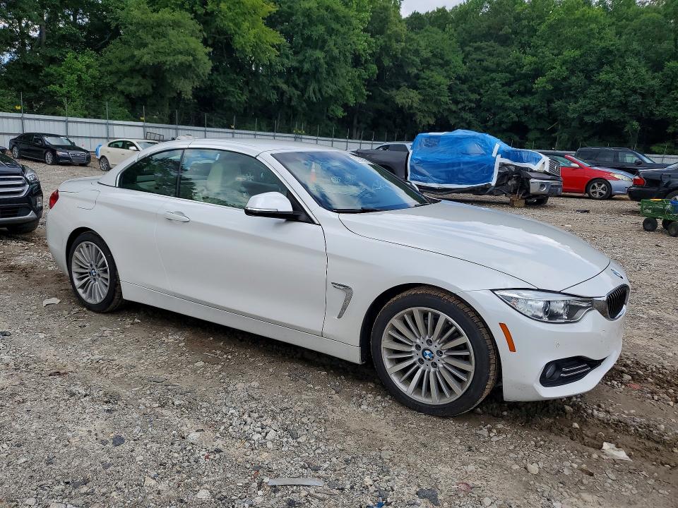 2015 BMW 4er VIN WBA3V5C51FP752614 COPART salvage auction — FRONT END, Ga - Cert Of Title-Salvage, sold $6,800 on 2026-07-10 (photo 4)