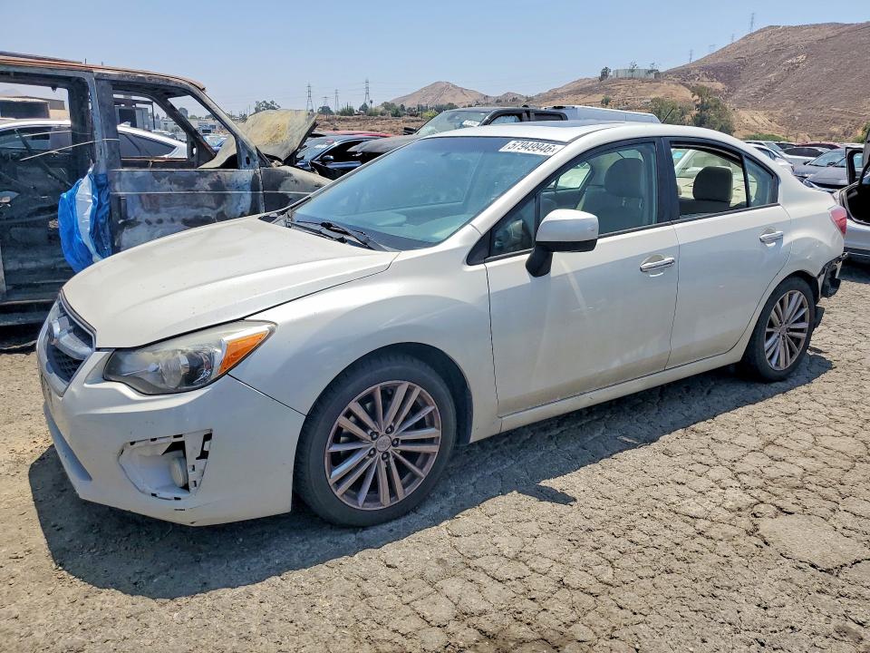 2012 Subaru Impreza VIN JF1GJAK63CH018085 COPART salvage auction — REAR END, Ca - Salvage Certificate, sold $550 on 2026-07-06 (photo 1)