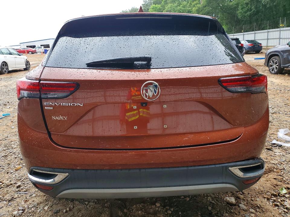 2021 Buick Envision VIN LRBFZPR40MD123535 COPART salvage auction — REAR END, Ga - Cert Of Title-Salvage, sold $5,700 on 2026-07-28 (photo 6)