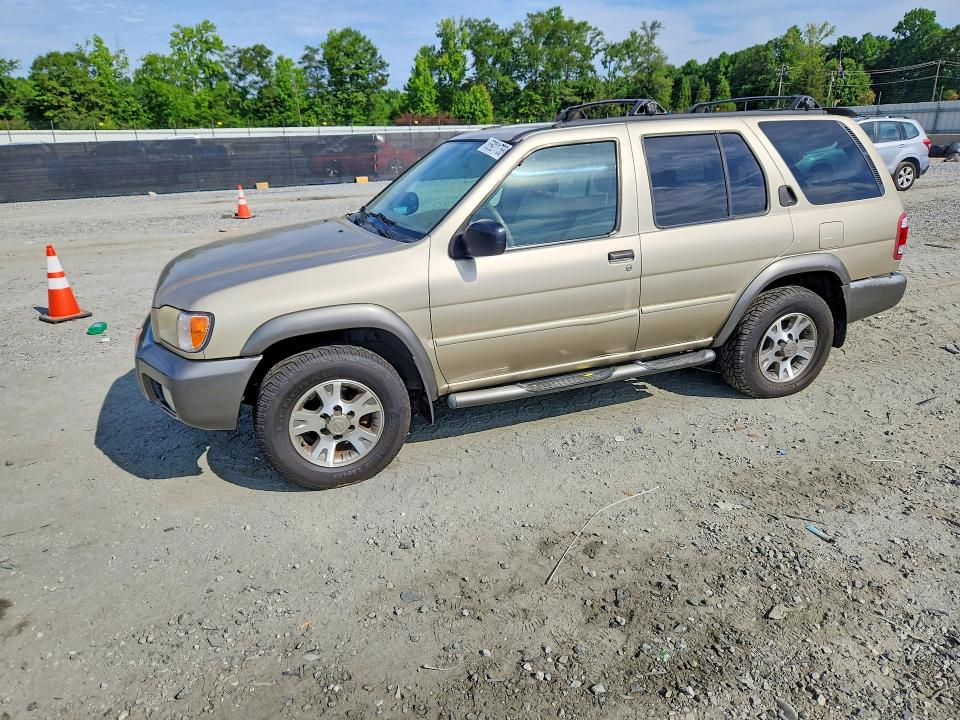 2001 Nissan Pathfinder VIN JN8DR09Y11W573654 COPART salvage auction — SIDE, SC - CERT OF TITLE-SALVAGE, sold $200 on 2026-07-27 (photo 1)