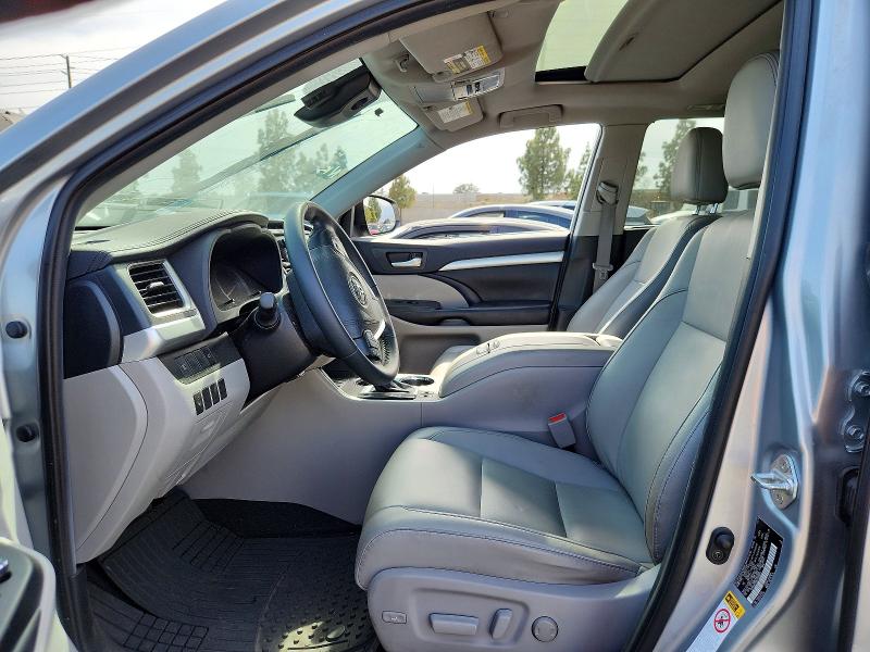2019 Toyota Highlander hybrid VIN 5TDJGRFH5KS078811 COPART salvage auction — ALL OVER, Ca - Salvage Certificate, sold $5,800 on 2026-07-28 (photo 7)