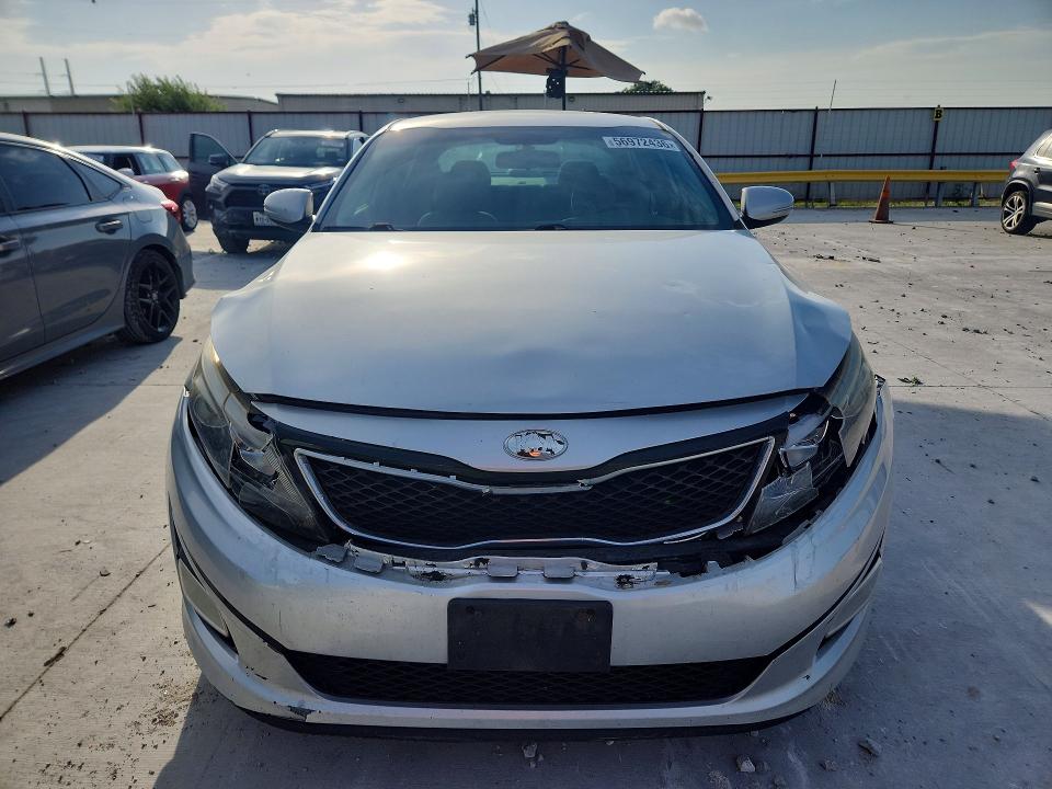 2015 Kia Optima VIN 5XXGM4A70FG448073 COPART salvage auction — FRONT END, TX - SALVAGE VEHICLE TITLE, sold $1,250 on 2026-07-28 (photo 5)