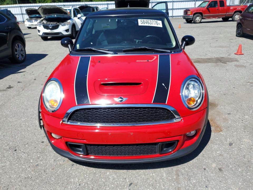 2012 Mini Cooper VIN WMWSV3C51CT385667 COPART salvage auction — FRONT END, Wa - Cert Of Ownership-Rebuilt, sold $525 on 2026-07-03 (photo 5)