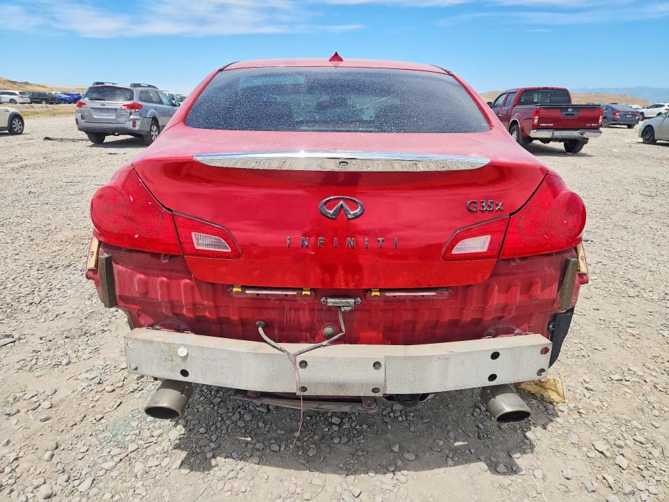 2008 Infiniti G VIN JNKBV61F48M251977 COPART salvage auction — REAR END, Ut - Salvage Certificate, sold $150 on 2026-07-24 (photo 6)
