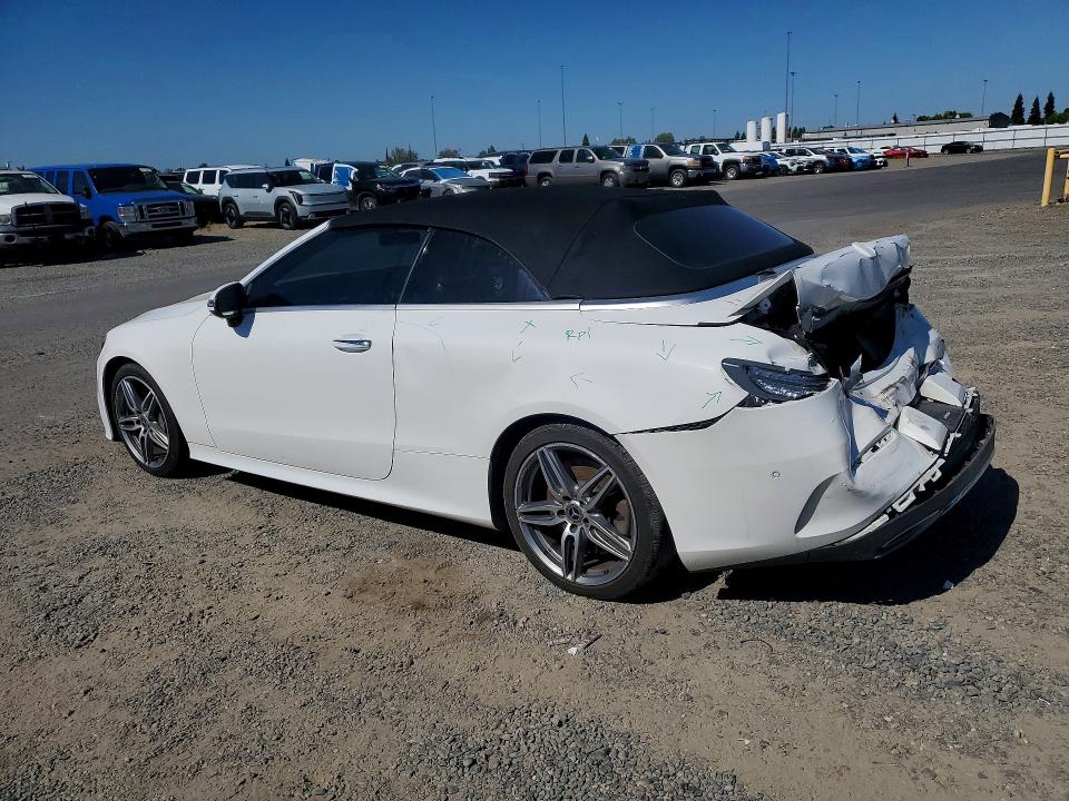 2018 Mercedes-benz E-class VIN WDD1K6FBXJF029780 COPART salvage auction — REAR END, Ca - Salvage Certificate, sold $6,000 on 2026-07-02 (photo 2)
