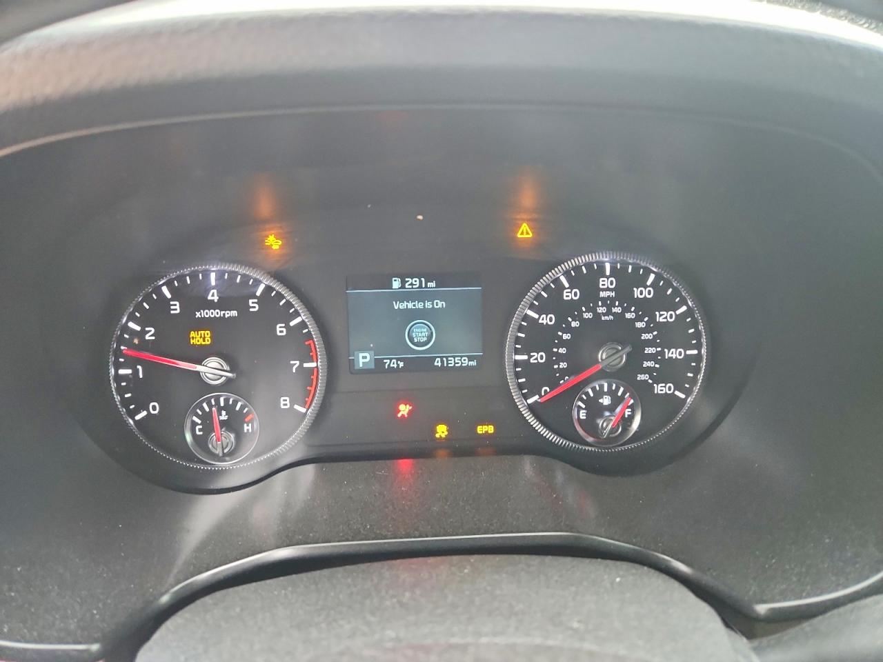 2020 Kia Telluride VIN 5XYP34HC2LG069637 COPART salvage auction — Front End, TX - SALVAGE VEHICLE TITLE, sold $6,300 on 2026-06-25 (photo 9)