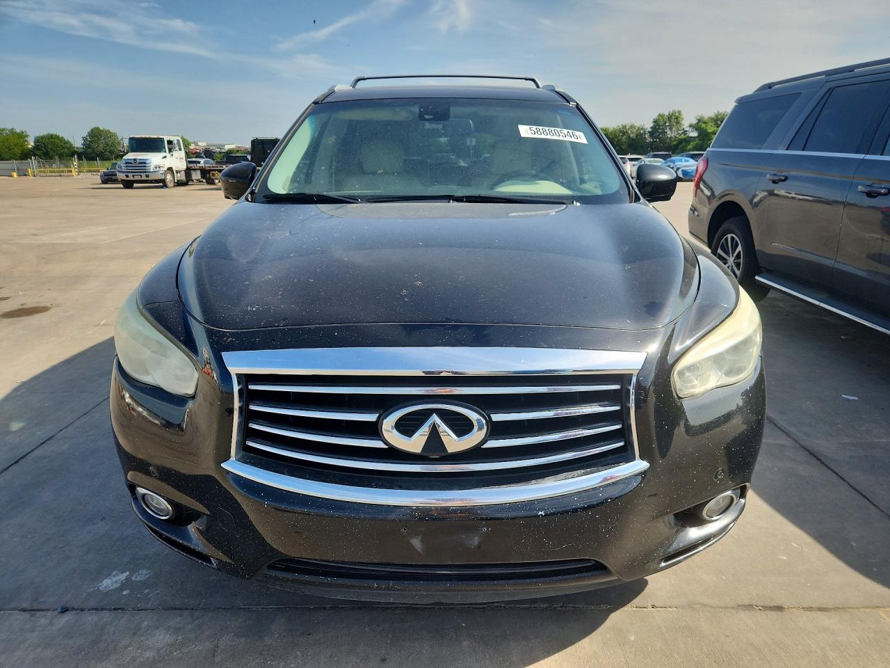 2015 Infiniti QX60 VIN 5N1AL0MNXFC511414 COPART salvage auction — Side, TX - SALVAGE VEHICLE TITLE, sold $750 on 2026-07-09 (photo 5)