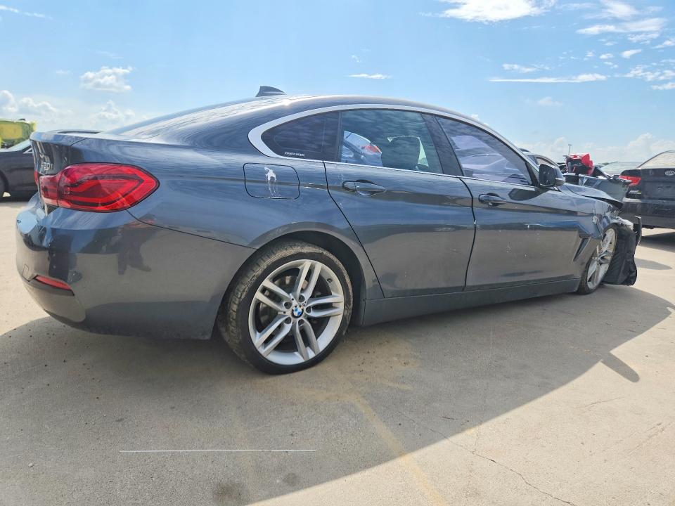 2019 BMW 4er VIN WBA4J3C58KBL08285 COPART salvage auction — FRONT END, Tx - Salvage Vehicle Title, sold $450 on 2026-07-23 (photo 3)
