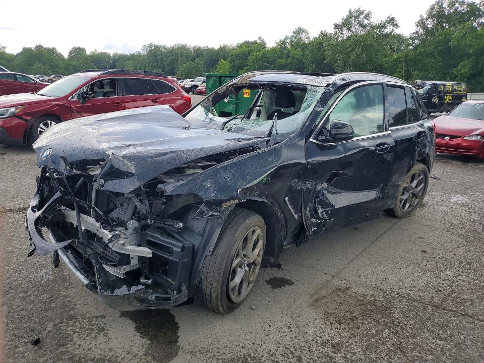 2020 BMW X3 VIN 5UXTY5C03L9B97164 COPART salvage auction — ROLLOVER, Pa - Certificate Of Salvage, sold $2,050 on 2026-07-09 (photo 1)