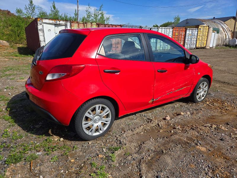 2012 Mazda 2 VIN JM1DE1KY2C0143743 COPART salvage auction — SIDE, Qc - Gravement Accidente, sold $625 on 2026-07-07 (photo 3)