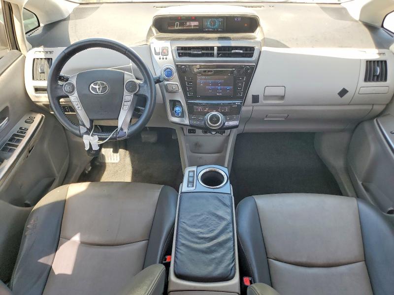 2015 Toyota Prius v VIN JTDZN3EU9FJ029439 COPART salvage auction — REAR END, Ca - Salvage Certificate, sold $2,300 on 2026-07-31 (photo 8)