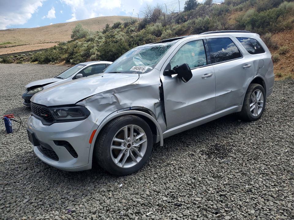2025 Dodge Durango VIN 1C4RDJDG3SC543241 COPART salvage auction — ROLLOVER, Nv - Salvage Title (P), sold $13,200 on 2026-07-09 (photo 1)