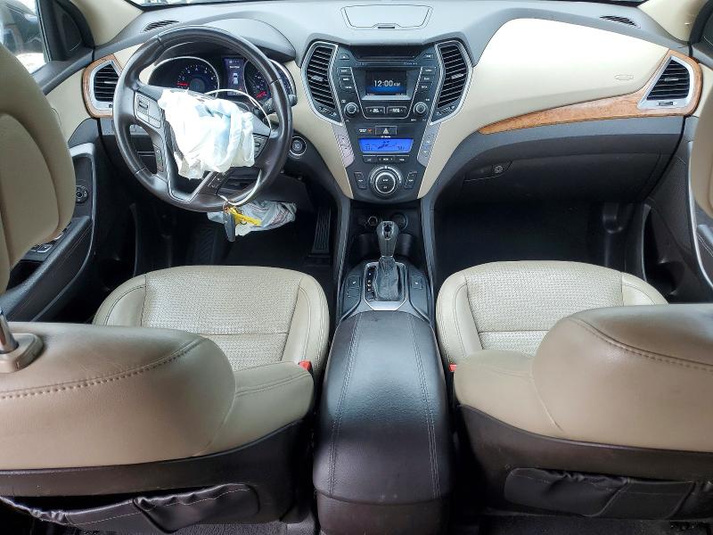 2013 Hyundai Santa fe VIN 5XYZU3LA2DG067183 COPART salvage auction — FRONT END, Ca - Salvage Certificate, sold $500 on 2026-07-02 (photo 8)