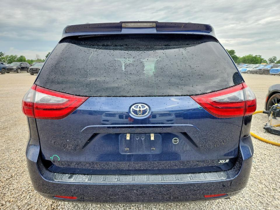 2020 Toyota VIN 5TDYZ3DC9LS039640 COPART salvage auction — HAIL, Id - Salvage Certificate Of Title, sold $150 on 2026-07-15 (photo 6)