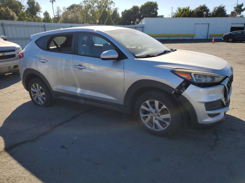 2019 Hyundai Tucson VIN KM8J23A48KU855179 COPART salvage auction — FRONT END, Ca - Salvage Certificate, sold $2,650 on 2026-07-24 (photo 4)