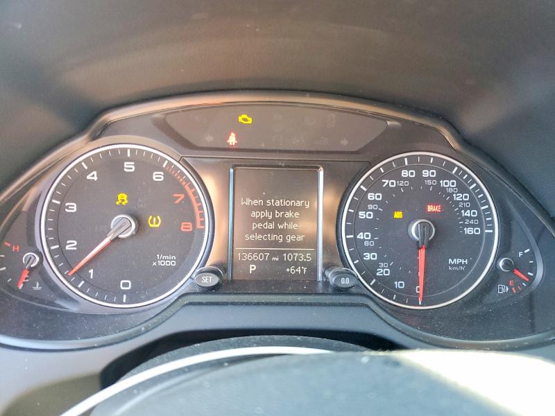 2014 Audi Q5 VIN WA1CFAFP5EA050569 COPART salvage auction — FRONT END, Ma - Cert Of Title-Reconstrctd Coll, sold $1,750 on 2026-07-09 (photo 9)