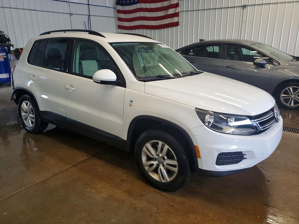 2017 Volkswagen Tiguan VIN WVGAV7AX2HK030803 COPART salvage auction — REAR END, Pa - Certificate Of Salvage, sold $1,300 on 2026-07-22 (photo 4)