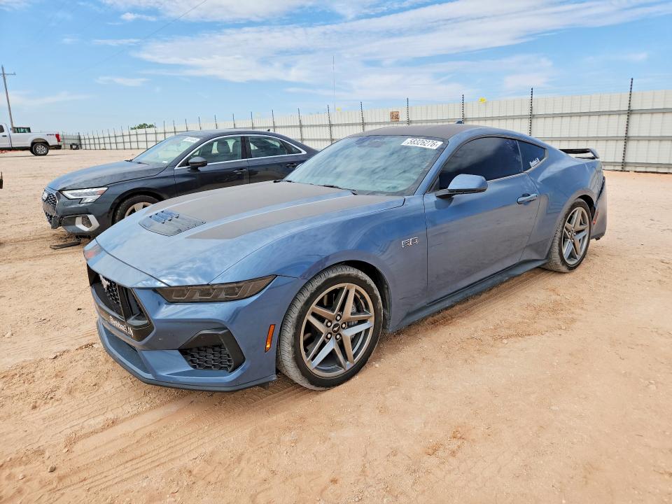 2025 Ford Mustang VIN 1FA6P8CFXS5411342 COPART salvage auction — REAR END, Nm - Cert Of Title-Salvage, sold $10,100 on 2026-07-29 (photo 1)