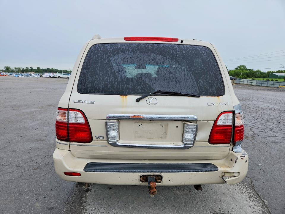 2004 Lexus Lx 470 VIN JTJHT00W643537908 COPART salvage auction — REAR END, Tn - Salvage Certificate, sold $3,000 on 2026-07-13 (photo 6)