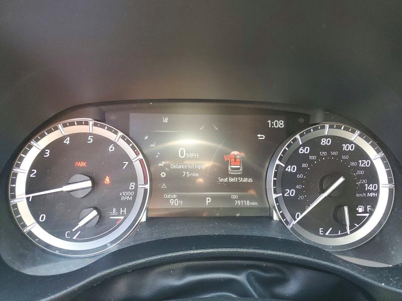2022 Toyota Highlander VIN 5TDJZRBH1NS248375 COPART salvage auction — MINOR DENT/SCRATCHES, CA - CERTIFICATE OF TITLE, sold $16,300 on 2026-07-21 (photo 9)
