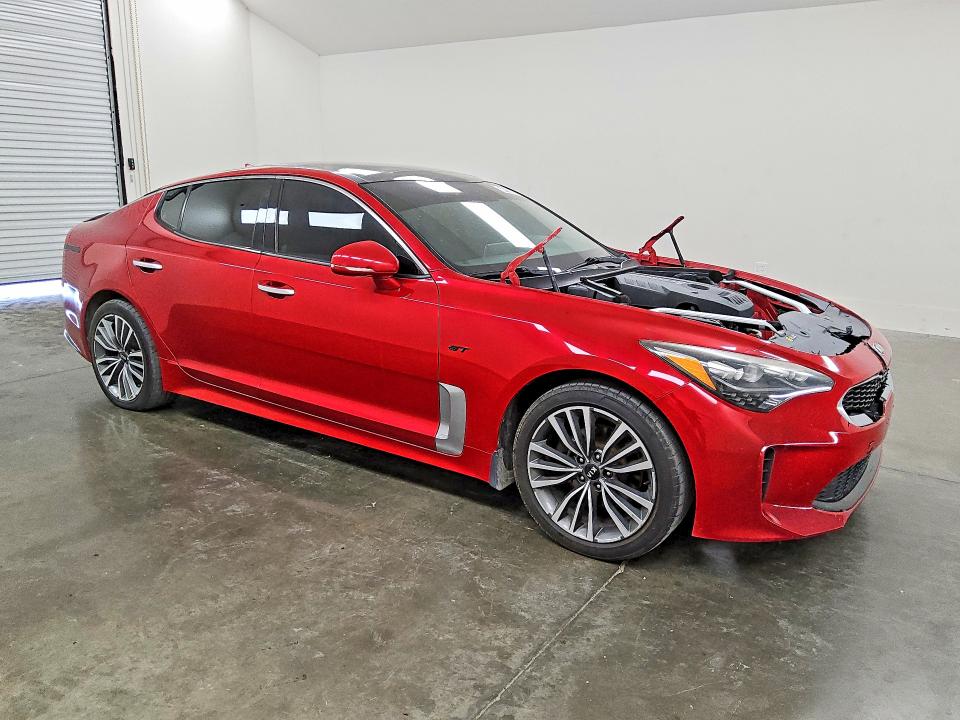 2019 Kia Stinger VIN KNAE15LA2K6046124 COPART salvage auction — FRONT END, TX - CERT OF TITLE-REBUILT SALVAGE, sold $4,900 on 2026-07-07 (photo 4)