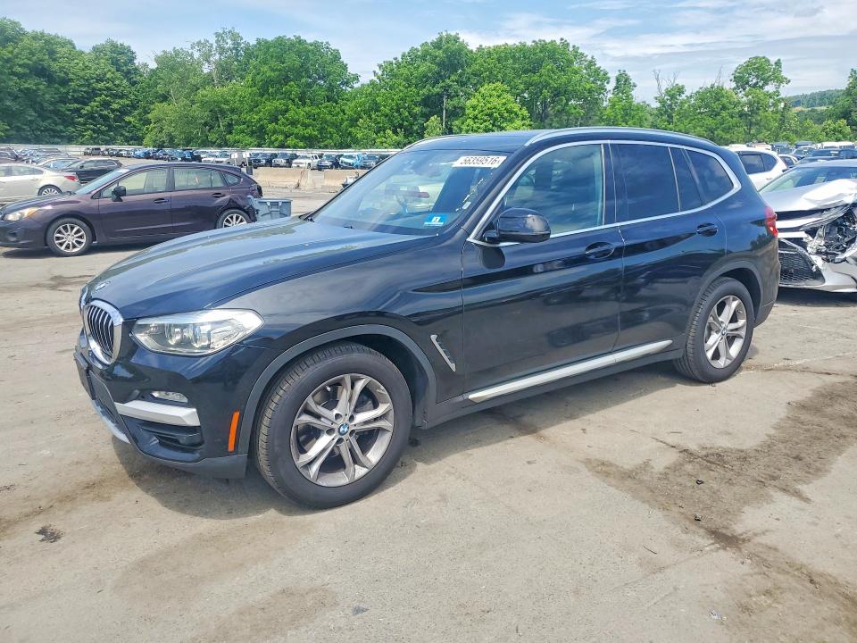2018 BMW X3 VIN 5UXTR9C52JLC73733 COPART salvage auction — REAR END, Ny - Mv-907A Salvage Certificate, sold $9,700 on 2026-07-09 (photo 1)