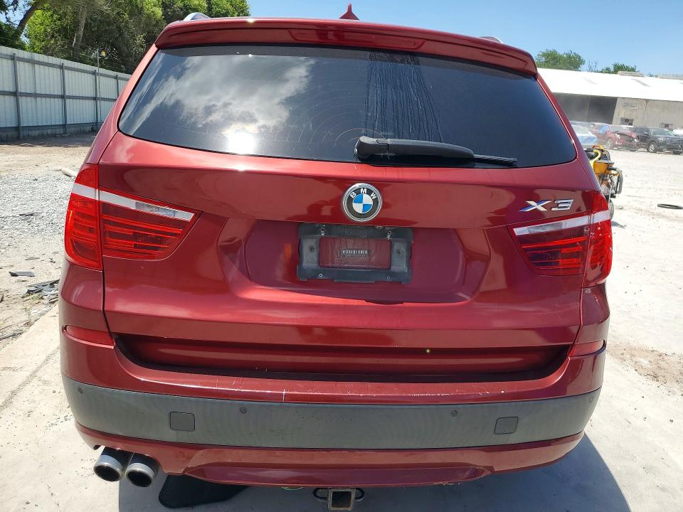 2014 BMW X3 VIN 5UXWX9C57E0D16084 COPART salvage auction — MECHANICAL, Tx - Certificate Of Title, sold $425 on 2026-07-07 (photo 6)
