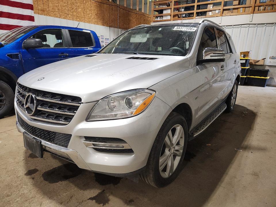 2012 Mercedes-benz VIN 4JGDA5HBXCA055048 COPART salvage auction — MECHANICAL, Ak - Certificate Of Vehicle Title, sold $1,100 on 2026-07-21 (photo 1)