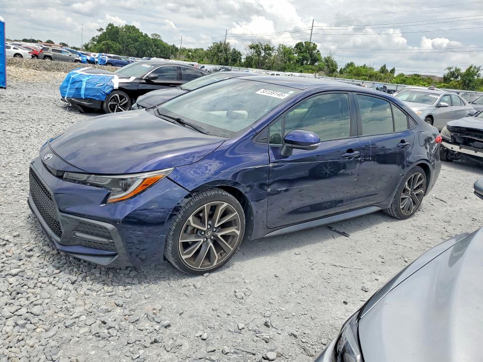 2020 Toyota VIN JTDS4RCE3LJ022453 COPART salvage auction — FRONT END, Fl - Cert Of Title Slvg Rebuildable, sold $5,200 on 2026-07-14 (photo 1)