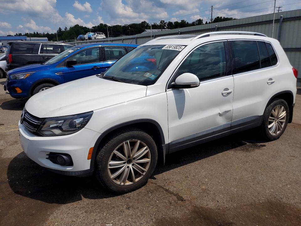 2016 Volkswagen Tiguan VIN WVGAV7AX7GW564189 COPART salvage auction — WATER/FLOOD, Pa - Cert Of Title, sold $1,200 on 2026-07-10 (photo 1)